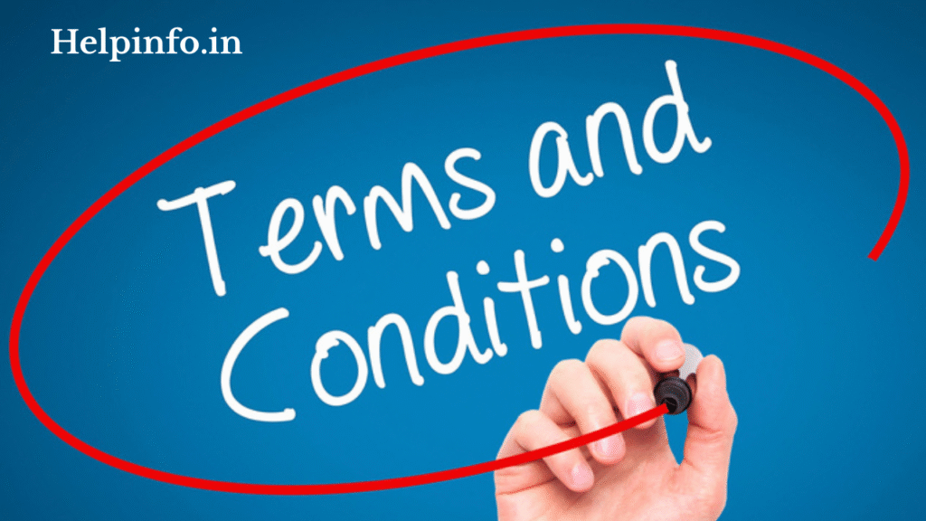 Terms and Conditions